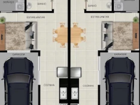 Casa geminada em Forquilhas, São José