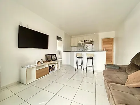 Apartamento 02 Dormitórios Sacada com Churrasqueira Bairro Forquilhas São José - SC - Apartamento em Forquilhas Leste, São José - Foto 1