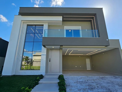 Casa Alto Padrão no Reserva da Pedra, Pedra Branca, Palhoça/SC - Casa em Pedra Branca, Palhoça - Foto 1