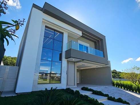 Casa Alto Padrão no Reserva da Pedra, Pedra Branca, Palhoça/SC - Casa em Pedra Branca, Palhoça - Foto 2