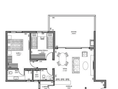 Apartamento em Pedra Branca, Palhoça/SC - Foto 12