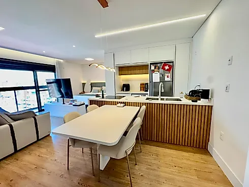 Studio de 49m² no Áster Residence - Kobrasol - Apartamento em Kobrasol, São José - Foto 1