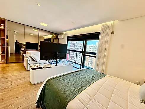 Studio de 49m² no Áster Residence - Kobrasol - Apartamento em Kobrasol, São José - Foto 5