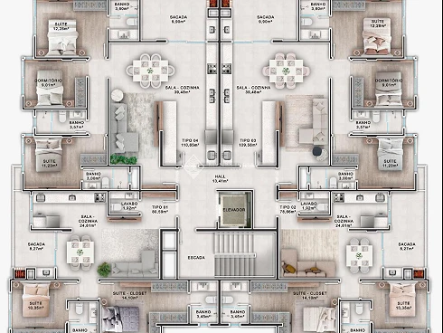 Apartamento em Centro, Bombinhas