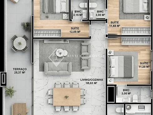 Apartamento em Distrito de Canto Grande, Bombinhas