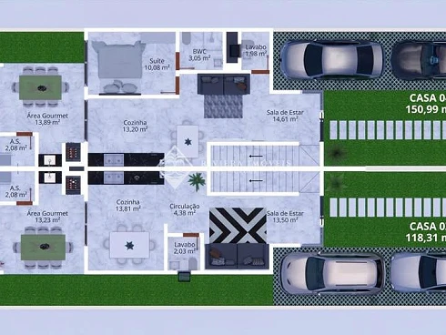 Casa em Zimbros, Bombinhas