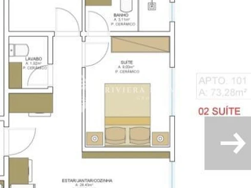 Apartamento em Bombas, Bombinhas