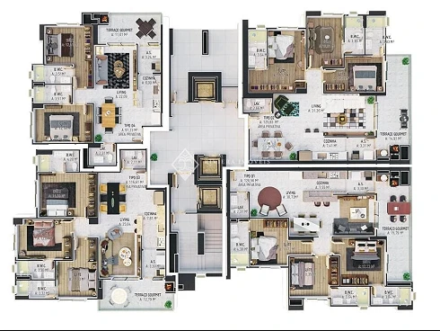 Apartamento em Alto Pereque, Porto Belo