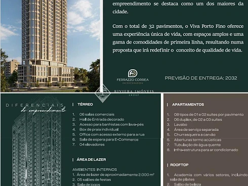 Apartamento em Pereque, Porto Belo