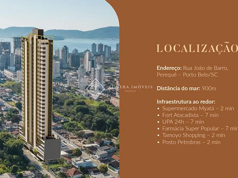 Apartamento em Pereque, Porto Belo