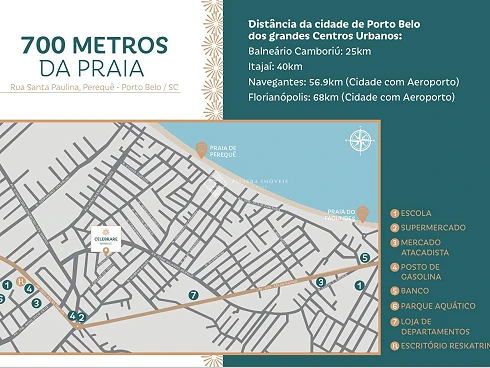 Apartamento em Pereque, Porto Belo