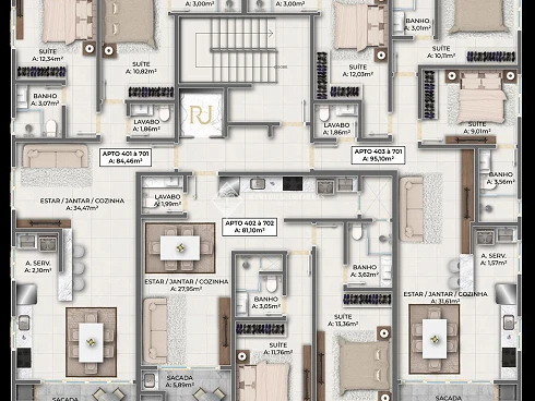 Apartamento em Bombas, Bombinhas