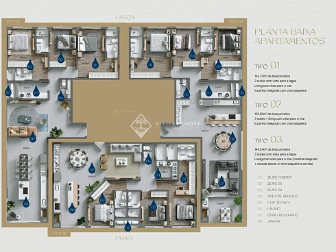 Apartamento em Pereque, Porto Belo