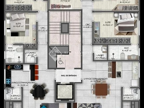 Apartamento em Pereque, Porto Belo
