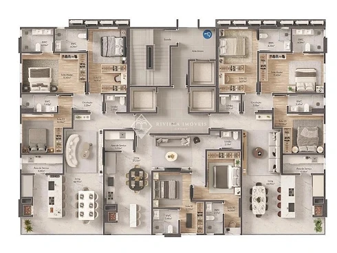 Apartamento em Pereque, Porto Belo