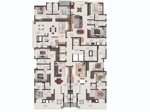Apartamento em Meia Praia, Itapema