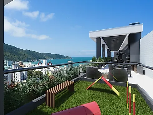 Apartamento 1 Quarto no Villa Bellagio Rooftop Flat - Bombas - Apartamento em Bombas, Bombinhas - Foto 4
