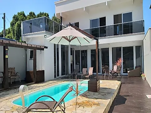 Casa 4 Quartos Piscina no Casa com Piscina - Bombas - Cópia #913 - Casa em Bombas, Bombinhas - Foto 2