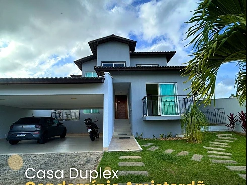 Casa à Venda, Cond. Jardins Amsterdã com 4 Suites. Cajupiranga, Parnamirim, RN - Sobrado em Cajupiranga, Parnamirim - Foto 4