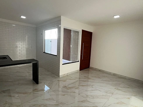 Casa em Emaús | 2 Quartos (Suíte e Semi-Suíte) | Porcelanato | R$ 290 Mil - Casa em Emaús, Parnamirim - Foto 3