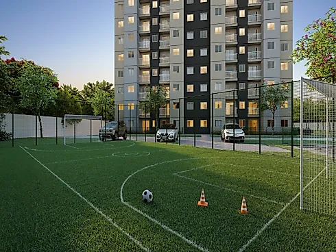 Apartamento 2 Quartos l Suíte l  Varanda  em Ponta Negra no Única Veredas Villa Park - - Apartamento em Ponta Negra, Natal - Foto 5