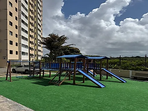 Apartamento Andar Alto l Vista Livre no Condomínio Sunsetem Pinta Negra - Foto 11