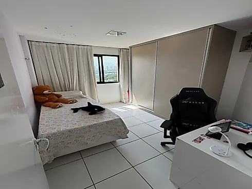 Apartamento Andar Alto l Vista Livre no Condomínio Sunsetem Pinta Negra - Foto 7