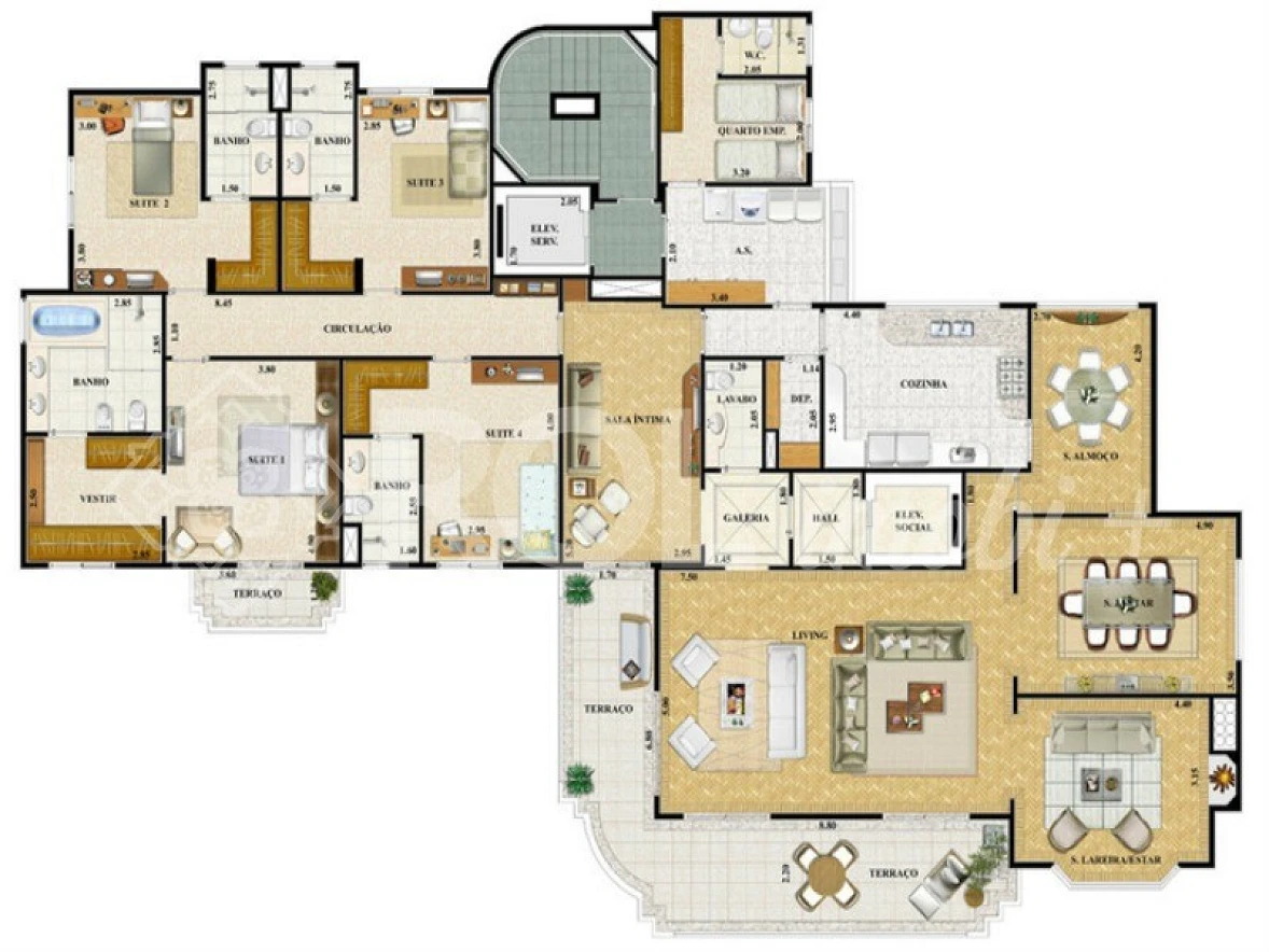 Apartamento em Higienópolis, São Paulo