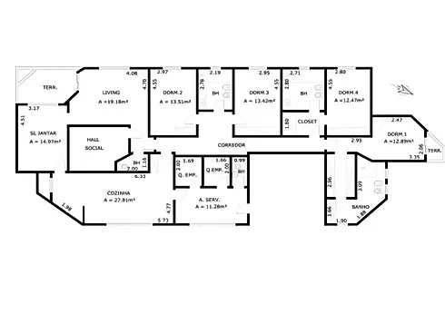Apartamento de 244 M², 3 Suítes e 3 Vagas em Moema, - Foto 32