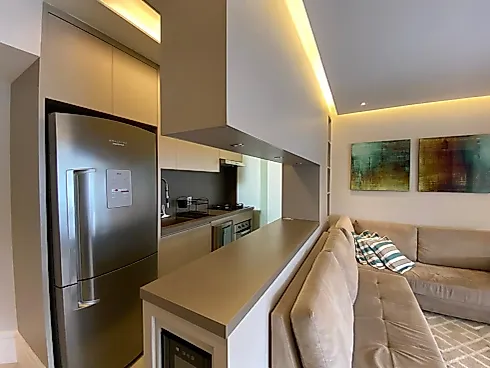 Apartamento Mobiliado, 80m²,  2 Quartos Vila Nova Conceição - Foto 7