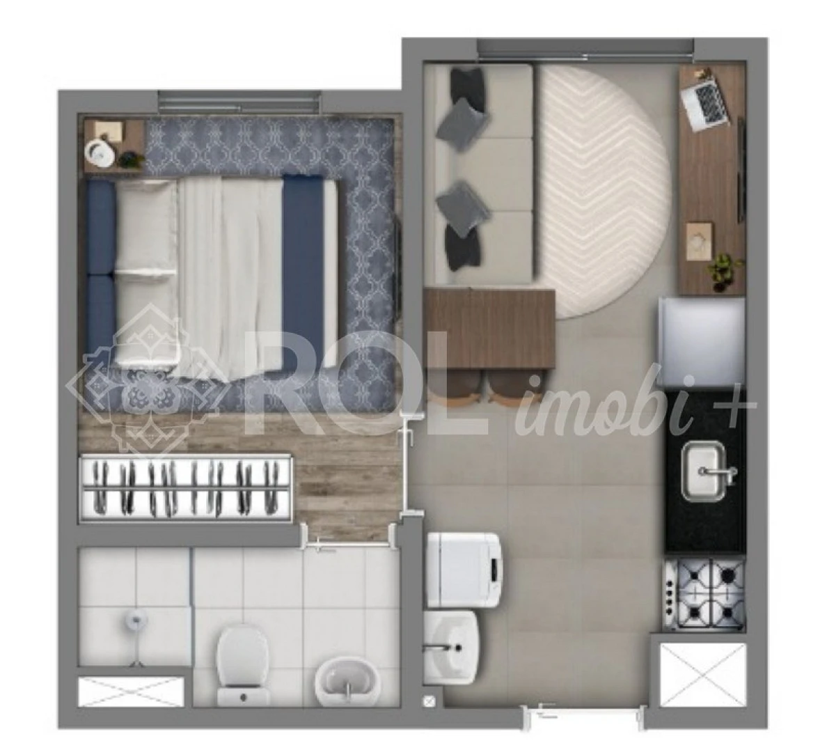 Apartamento 24 m² - 1 Suíte - sem Vaga - Estação Metrô Santa Marina - Água Branca - Foto 21