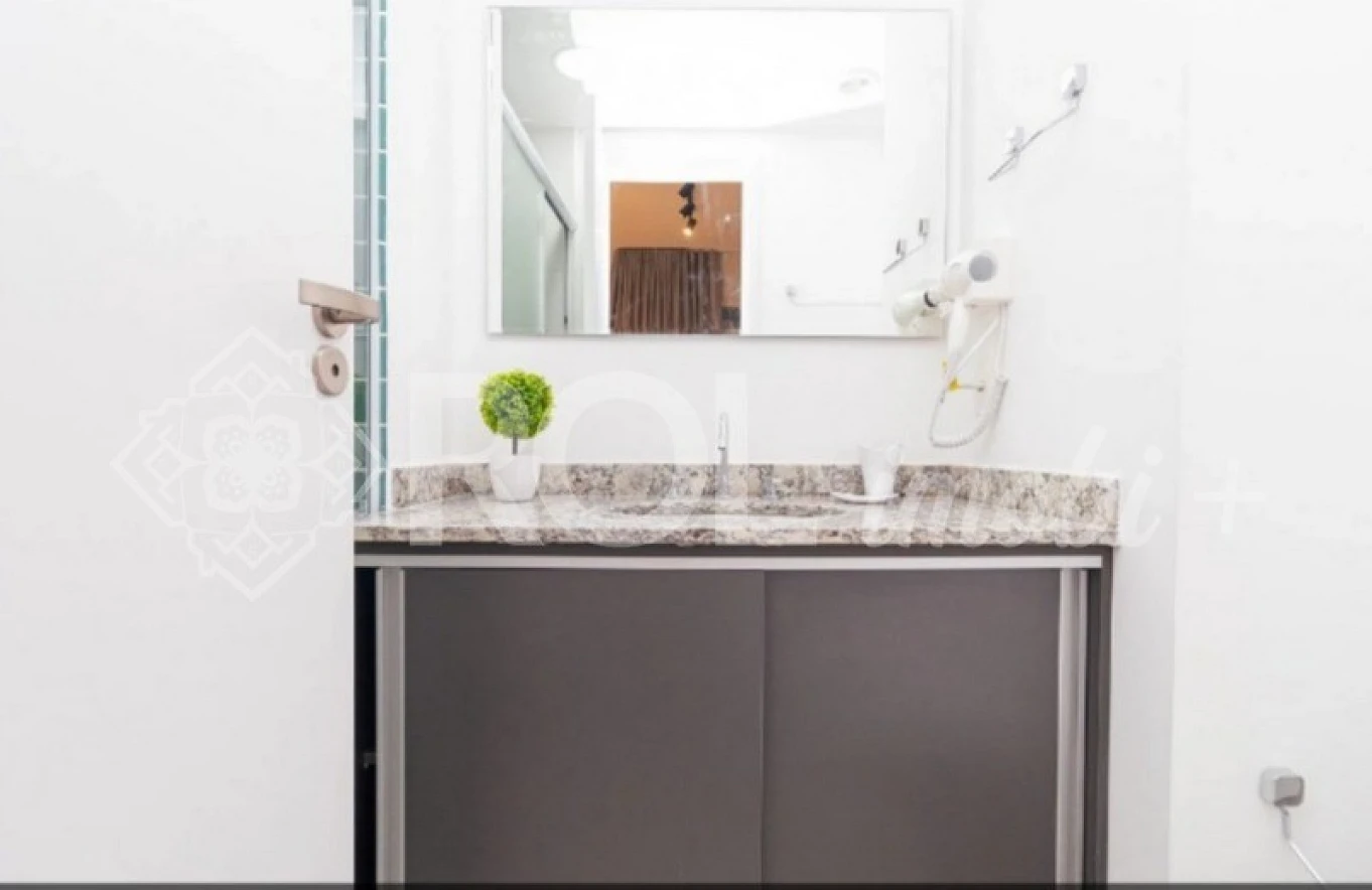 Studio Mobiliado com 25 m² -  com Varanda - sem Vaga - Venda - Foto 17