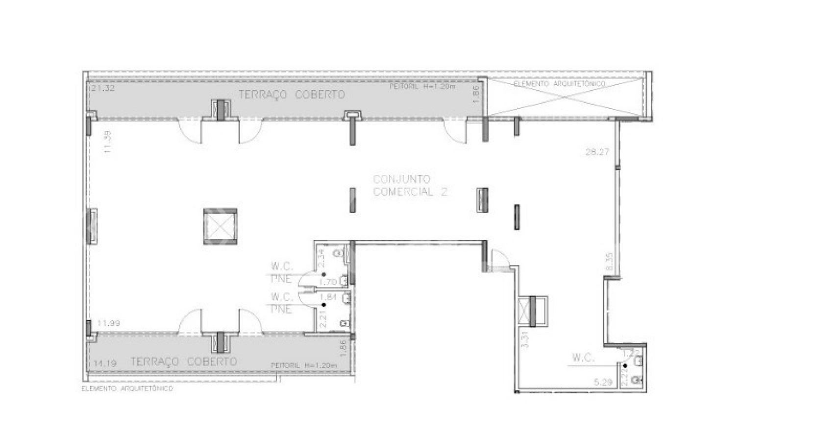 Lage Comercial com Terraço 396 m² - Contrapiso - Venda - Foto 8
