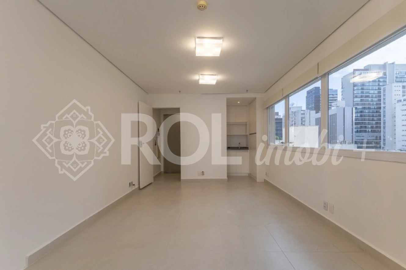 Conjunto Comercial com Varanda - 30 m² - Vão Livre - 1 Vaga - Pamplona - Locação - Foto 12