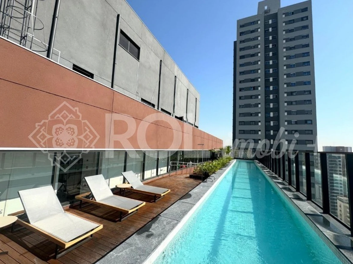 Studio Mobiliado - Varanda - Novo - Avenida Poméia - Locação - Foto 7