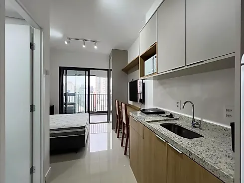 Studio Mobiliado de 24,80M² no Paraiso Próximo Metro. - Foto 14