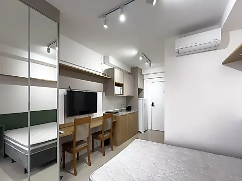 Studio Mobiliado de 24,80M² no Paraiso Próximo Metro. - Foto 6