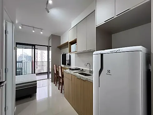 Studio Mobiliado de 24,80M² no Paraiso Próximo Metro. - Foto 8