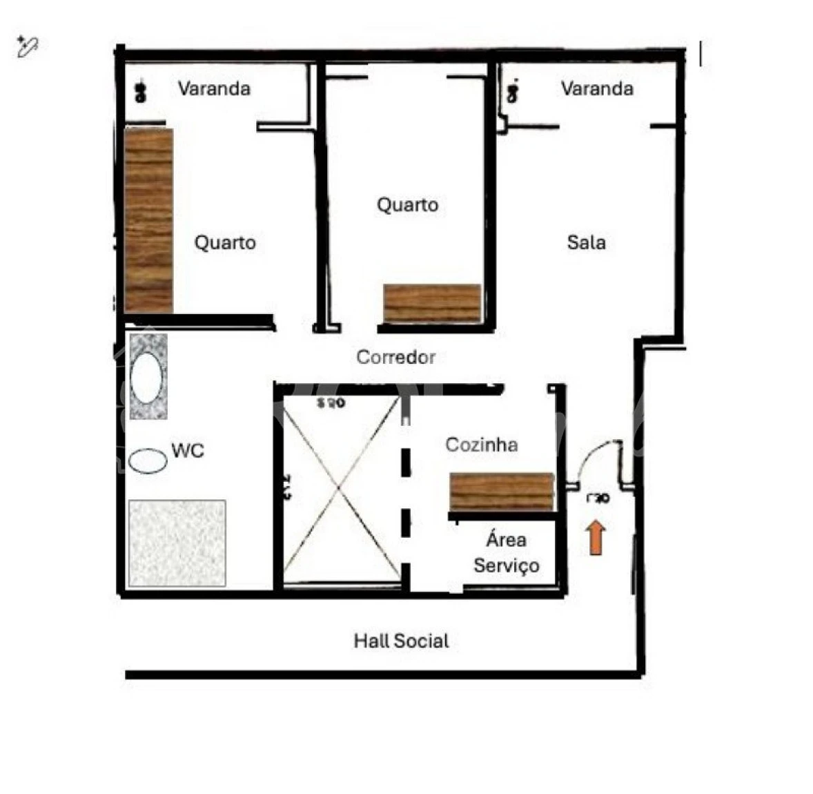 Apartamento 80 m² - 2 Dormitórios - Varanda - Higienópolis | Venda - Foto 14