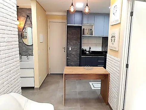 Apartamento  Mobiliado e Decorado - 35 m² - 2 Dormitórios - sem Vaga -  Barra Funda |  Venda - Foto 20