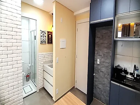 Apartamento  Mobiliado e Decorado - 35 m² - 2 Dormitórios - sem Vaga -  Barra Funda |  Venda - Foto 21