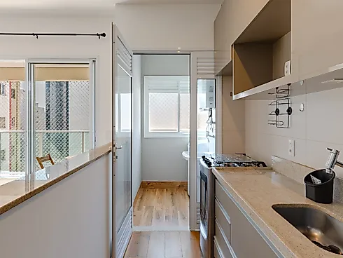 Apartamento Mobiliado | 48m² | 1 Dorm | 1 Vaga | Locação - Foto 16