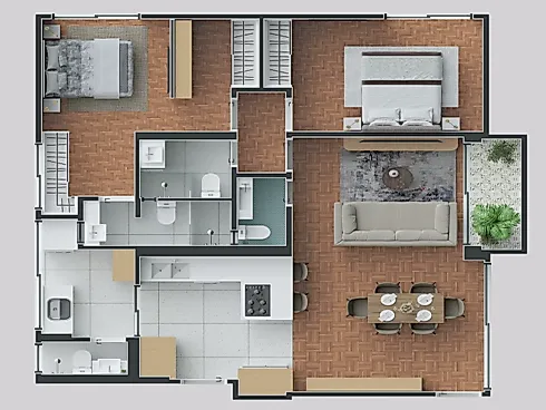 Apartamento de 107m², 2 Quartos no Jardim Paulista. - Foto 30