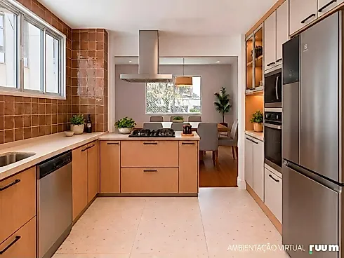 Apartamento de 229m² com 3 Quartos em Higienópolis. - Apartamento em Higienópolis, São Paulo - Foto 2