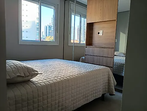 Apartamento Mobiliado 57 m² - 2 Dorm - Varanda - 1 Vaga - Metrô  Madlena | Locação - Foto 12
