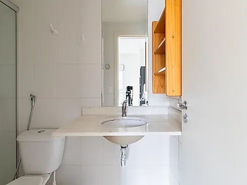 Apartamento Mobiliado 45 m² - Varanda - 1 Vaga - Higienópolis | Locação - Foto 23