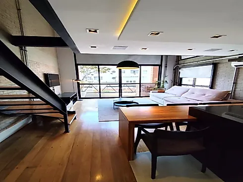 Loft Mobiliado com Varanda e 2 Vagas | Haddock Lobo – Jardins - Foto 1