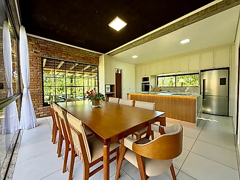 Casa 4 Dormitórios, sendo 2 Suítes, 2 Demi Suítes - Casa em Sul do Rio, Santo Amaro da Imperatriz - Foto 1