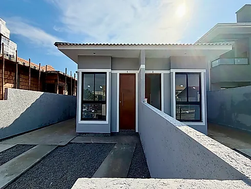 Casa Geminada 3 Dormitórios, sendo 1 Suíte - Casa geminada em Guarda do Cubatão, Palhoça - Foto 1