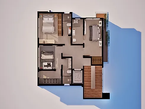 Casa 3 Suítes, sendo 1 Suíte Master - Foto 3